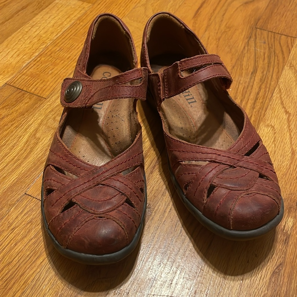 Red Cobb Hill Mary Jane comfort sandals